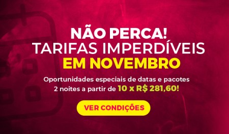 Tarifas Imperdíveis em Novembro